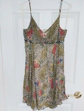 🐅🐆Vibrant  Animal print floral dress